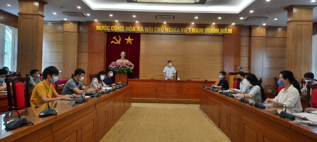 Họp báo thông tin tình hình dịch bệnh Covid-19 tại Vĩnh Phúc