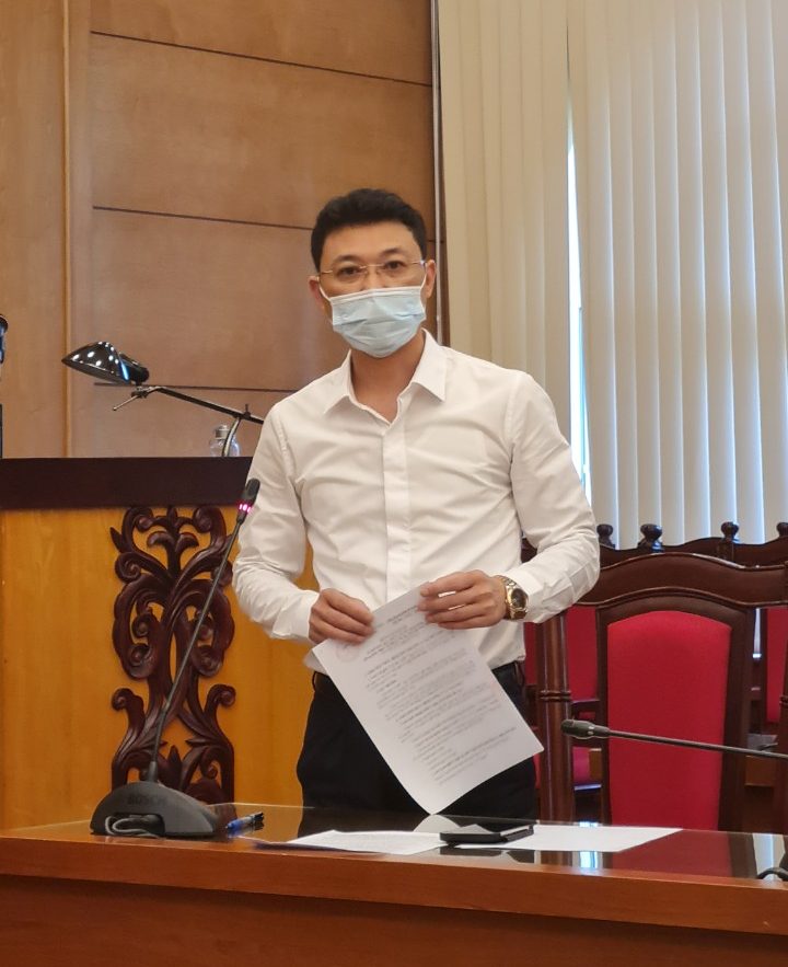 Họp báo thông tin tình hình dịch bệnh Covid-19 tại Vĩnh Phúc