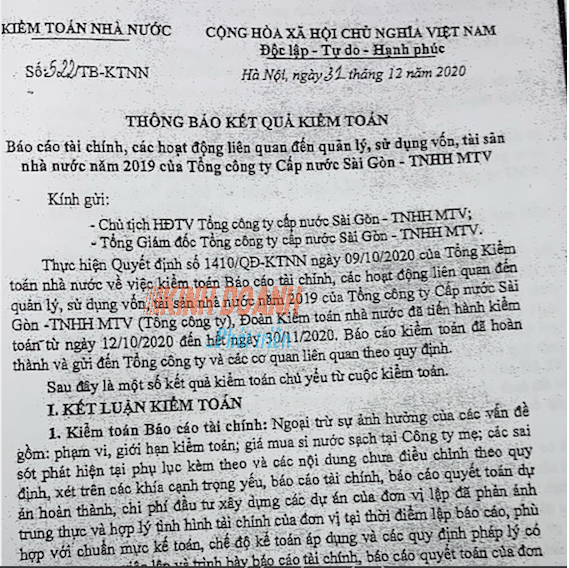 Nhận diện môi trường đầu tư trong hoạt động đấu thầu: Công ty Cổ phần Cấp nước Thủ Đức có vi phạm Luật?