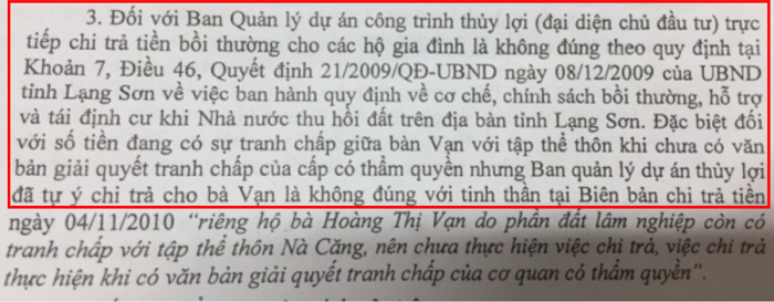 Lộc B&igrave;nh (Lạng Sơn): Người d&acirc;n hơn 10 năm đi đ&ograve;i quyền lợi đền b&ugrave; đất đai