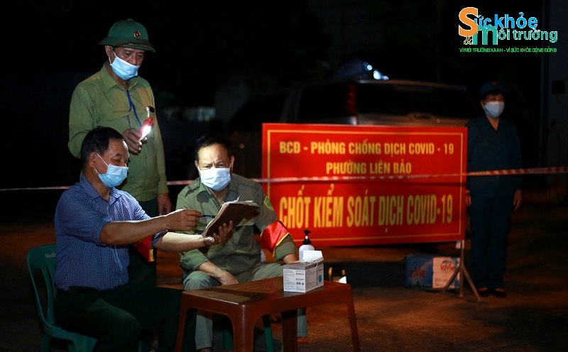 Kéo dài thời gian kiểm soát tại 9 chốt trên các tuyến đường trọng yếu vào tỉnh Vĩnh Phúc
