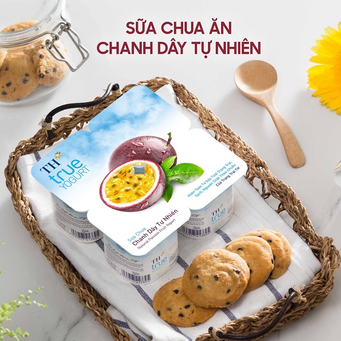 Công thức độc đáo của sữa chua chanh dây bổ sung hạt chia