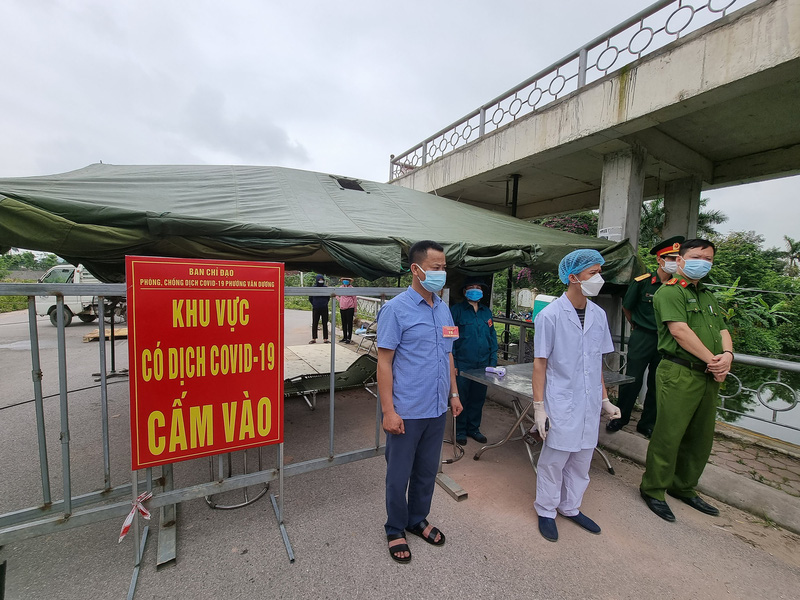 Từ 14h chiều 19/5, cách ly xã hội toàn huyện Yên Phong (Bắc Ninh)