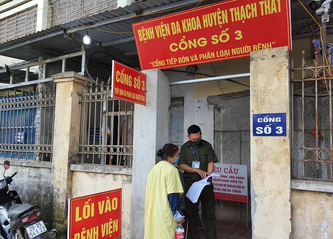 C&aacute;ch ly y tế tạm thời Khoa Truyền nhiễm của BV Đa khoa Thạch Thất