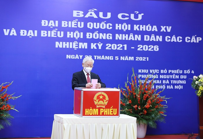 Tổng Bí thư Nguyễn Phú Trọng: ‘Tôi tin chắc rằng cuộc bầu cử lần này thành công tốt đẹp’