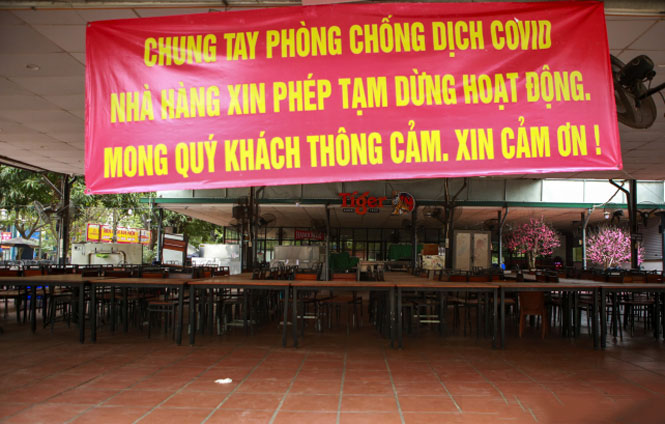 Hà Nội tạm dừng hoạt động nhà hàng, dịch vụ ăn uống, cắt tóc, gội đầu từ 12h ngày 25/5