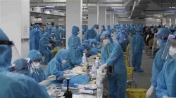 trua 255 them 100 ca mac covid 19 tai viet nam rieng bac giang 87 ca