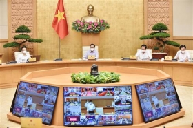 thu tuong pham minh chinh chu tri hop truc tuyen toan quoc chong dich nhu chong giac