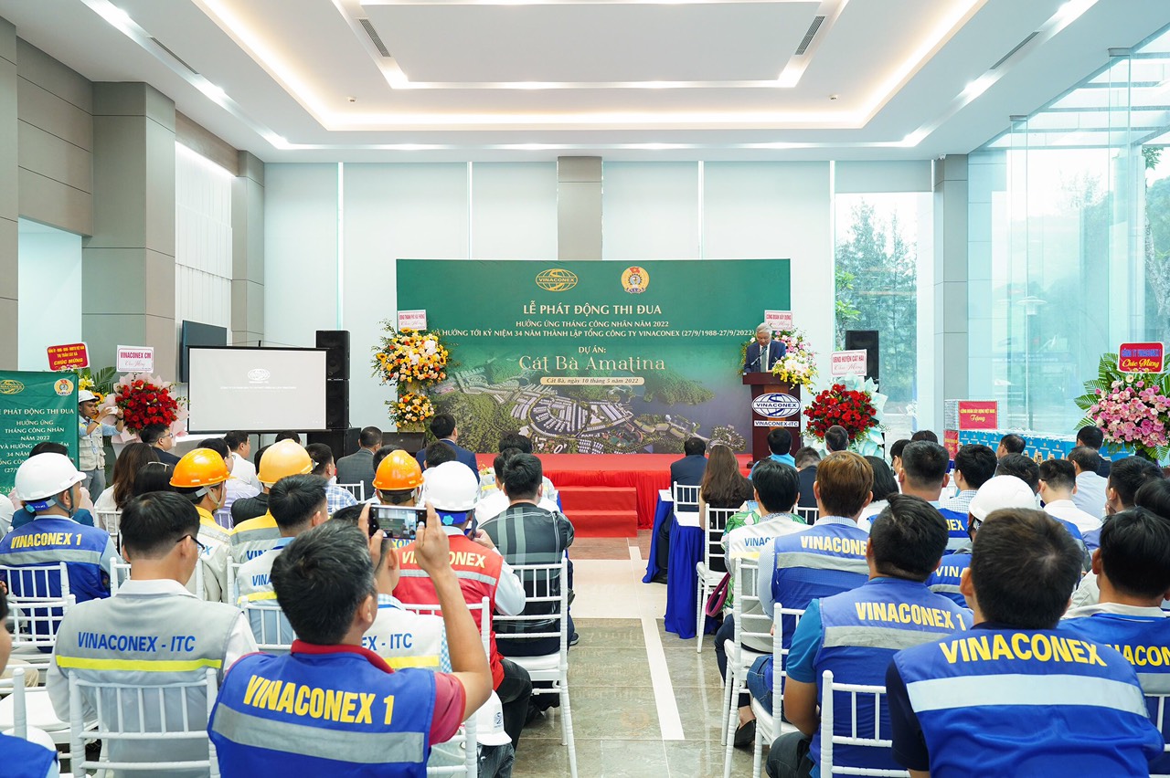 Ký kết giao ước thi đua, hưởng ứng Tháng công nhân tại Cát Bà - Amatina