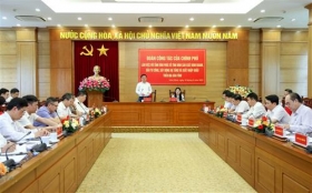 doan cong tac chinh phu lam viec tai vinh phuc ve nhung giai phap phat trien kinh te