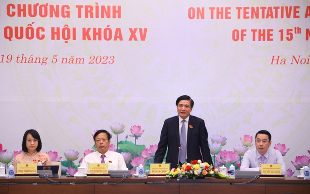 Kỳ họp thứ 5, Quốc hội khóa XV: Bầu Chủ nhiệm Ủy ban Tài chính-Ngân sách, phê chuẩn bổ nhiệm Bộ trưởng Bộ TN&amp;amp;MT