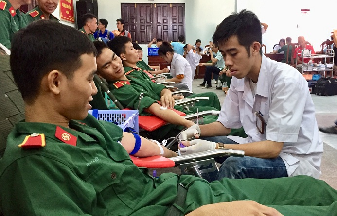 Kh&aacute;nh H&ograve;a: 550 người tham gia hiến m&aacute;u t&igrave;nh nguyện