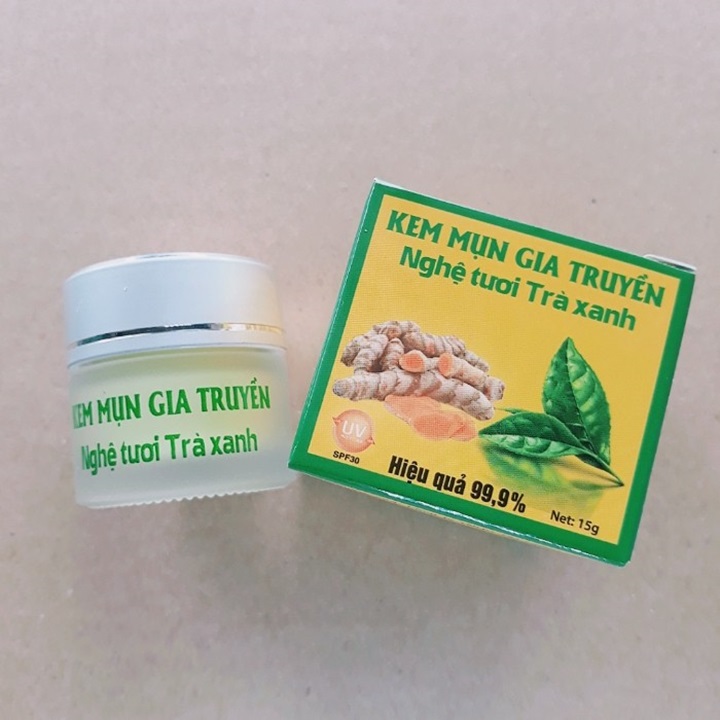 Kem mụn gia truyền nghệ tươi tr&agrave; xanh bị thu hồi