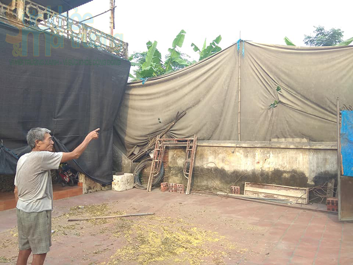 Bắc Giang: H&agrave;ng loạt trạm trộn b&ecirc; t&ocirc;ng ngo&agrave;i đ&ecirc; s&ocirc;ng Cầu bị phản &aacute;nh g&acirc;y &ocirc; nhiễm