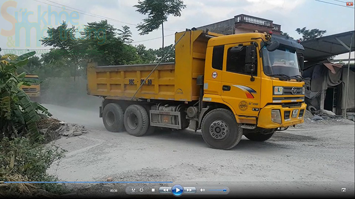 Bắc Giang: H&agrave;ng loạt trạm trộn b&ecirc; t&ocirc;ng ngo&agrave;i đ&ecirc; s&ocirc;ng Cầu bị phản &aacute;nh g&acirc;y &ocirc; nhiễm