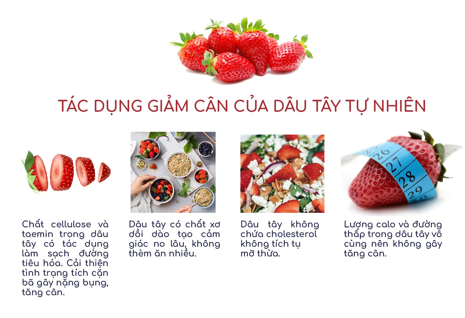 Khám phá lợi ích giảm cân tuyệt vời của nước uống sữa trái cây dâu tự nhiên
