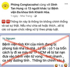 thong tin benh vien da khoa tinh khanh hoa bi phong toa la bia dat