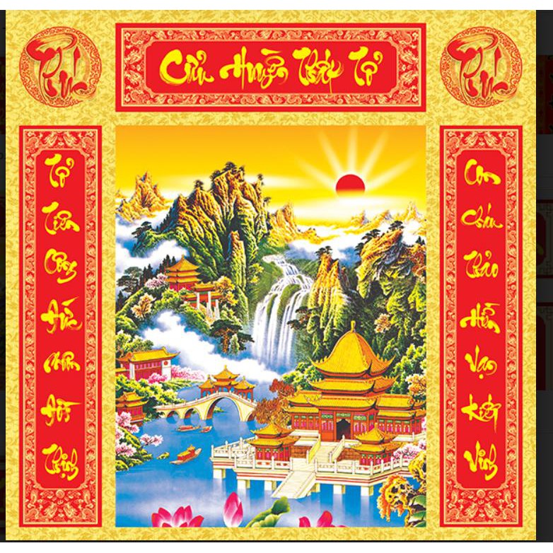 Nghĩ về bức tranh thờ truyền thống ở Nam Bộ
