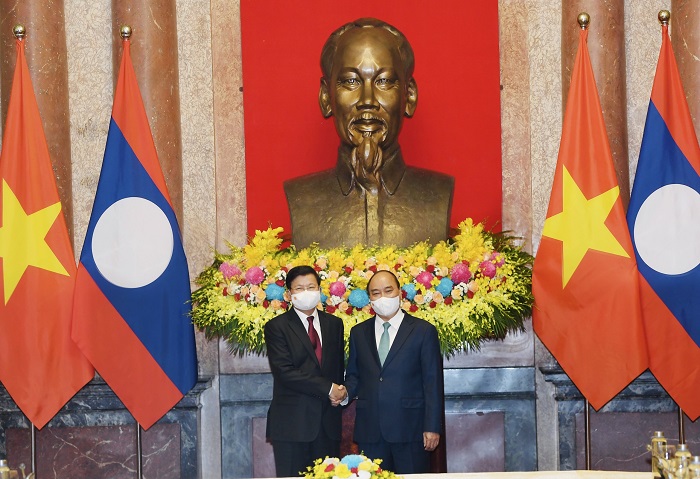 Tổng Bí thư, Chủ tịch nước Lào kết thúc tốt đẹp chuyến thăm hữu nghị chính thức Việt Nam