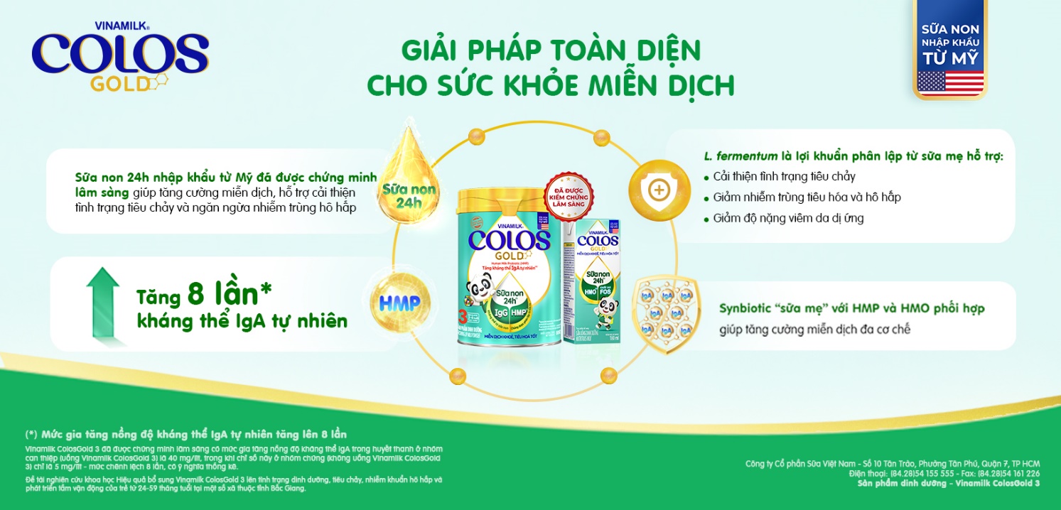 Vinamilk đầu tư ph&aacute;t triển c&aacute;c giải ph&aacute;p dinh dưỡng hỗ trợ miễn dịch, tăng cường sức khỏe