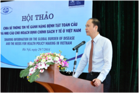 hoi thao chia se thong tin ve ganh nang benh tat toan cau va nhu cau cho hoach dinh chinh sach y te o viet nam