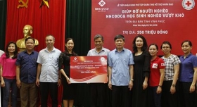 tms group trao tang 350 trieu dong ho tro nan nhan chat doc da cam nguoi ngheo tai vinh phuc