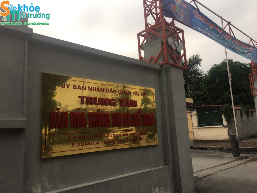 Trung tâm văn hóa thông tin và thể thao Tây Hồ đang bị biến tướng thành quán bia