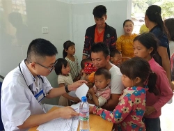 video kham chua benh va phat thuoc mien phi tai xa lung cu huyen dong van tinh ha giang