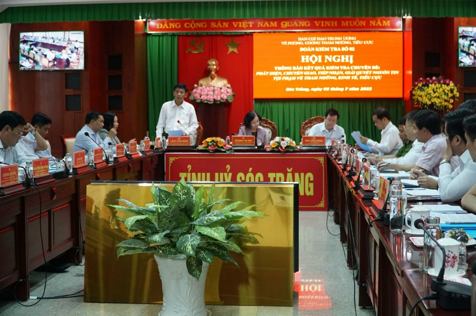 Ban Chỉ đạo Trung ương về phòng, chống tham nhũng, tiêu cực làm việc tại Sóc Trăng
