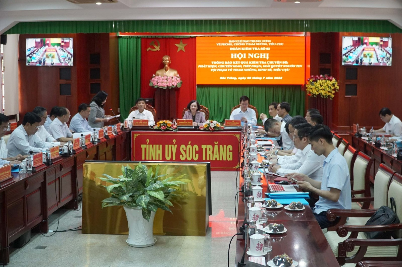 Ban Chỉ đạo Trung ương về phòng, chống tham nhũng, tiêu cực làm việc tại Sóc Trăng
