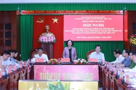 ban chi dao trung uong ve phong chong tham nhung tieu cuc lam viec tai soc trang