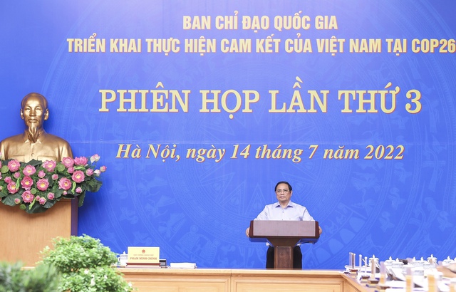 Thủ tướng chủ trì phiên họp triển khai thực hiện các cam kết tại COP26