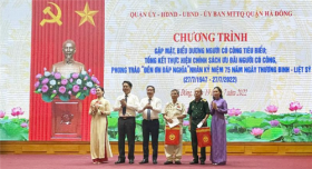 nhan ky niem 75 nam ngay thuong binh liet sy 277 quan ha dong tang 166 suat qua cho nguoi co cong tieu bieu va 10 so tiet kiem tinh nghia cho nguoi