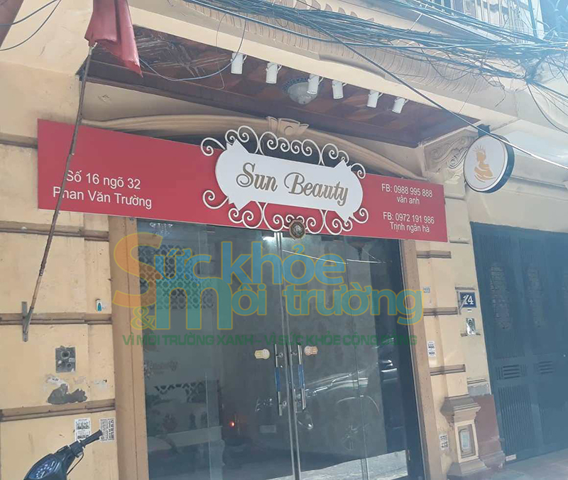Nghi vấn Sun Beauty Spa thực hiện ti&ecirc;m filler, l&agrave;m đại phẫu tr&aacute;i ph&eacute;p