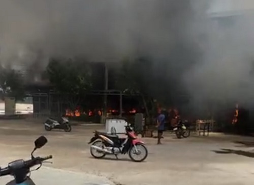 Thanh Hóa: Cháy chợ huyện thiệt hại khoảng hơn 5 tỷ đồng