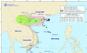du bao thoi tiet ngay 168 bao so 4 bebinca giat cap 11 do bo dat lien cac tinh ven bien mua to