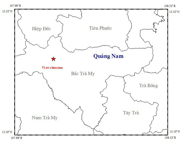 Quảng Nam: Một tuần xảy ra ba trận động đất ở khu vực thủy điện Sông Tranh 2
