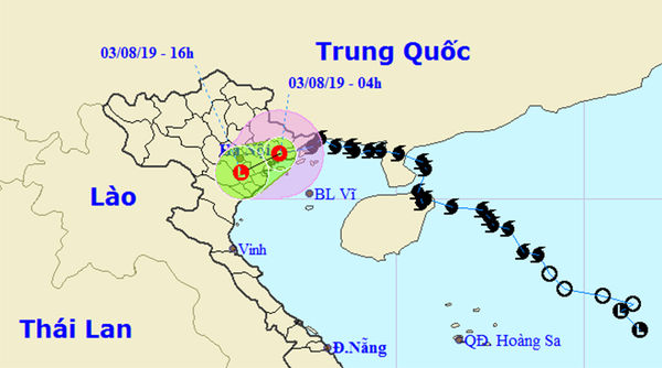 Bão số 3 suy yếu, cảnh báo lũ quét