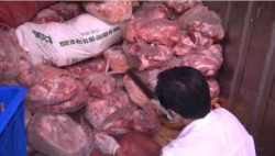 dong nai phat hien 2 container thit lon nhiem dich ta chau phi