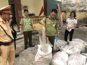 vinh phuc bat vu van chuyen hon 700 kg san pham dong vat boc mui hoi thoi di tieu thu