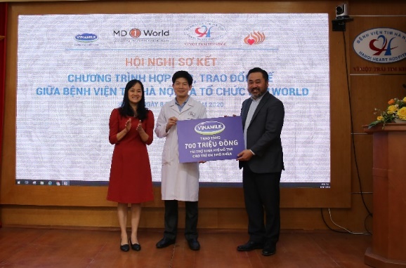 Vinamilk tiếp tục hỗ trợ kinh phí mổ tim cho trẻ em có hoàn cảnh khó khăn