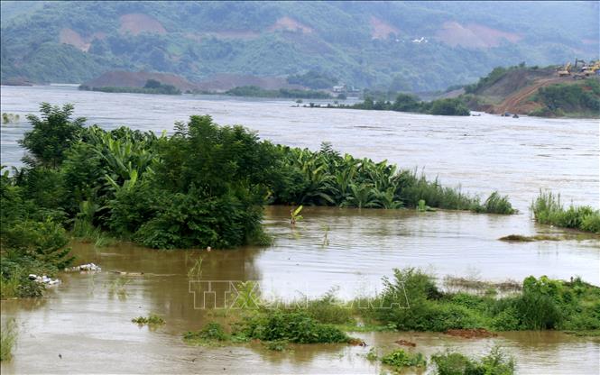 Mực nước hạ lưu sông Hồng tiếp tục lên trong 12 giờ tới