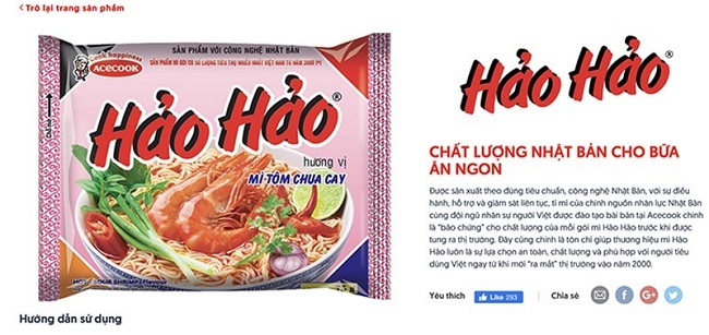 Chứa chất c&oacute; thể g&acirc;y ung thư, m&igrave; Hảo Hảo v&agrave; Good của Acecook bị thu hồi