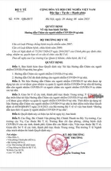 bo y te ban hanh tai lieu huong dan cham soc nguoi nhiem covid 19 tai nha