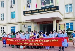 ha tinh tien doan chi vien y te vao binh duong chong dich