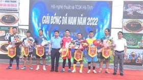 khai mac giai bong da cup fc music ha tinh lan thu iii nam 2022