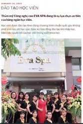 ha noi tham my cong nghe cao eva spa co dang hoat dong chui