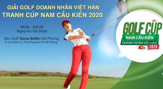 Khởi tranh Giải golf Doanh nhân Việt - Hàn tranh cup Nam Cầu Kiền 2020