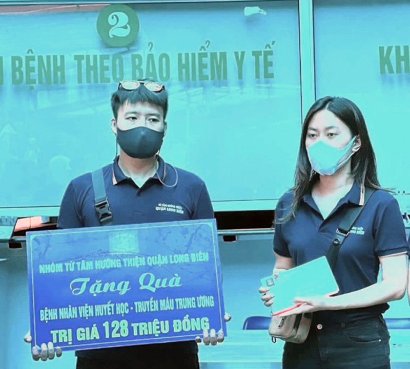 Nhóm Từ Tâm Hướng Thiện quận Long Biên: Nhịp cầu nối những yêu thương