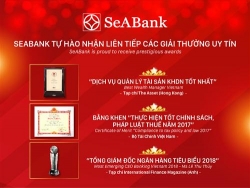 seabank tu hao nhan lien tiep cac giai thuong uy tin
